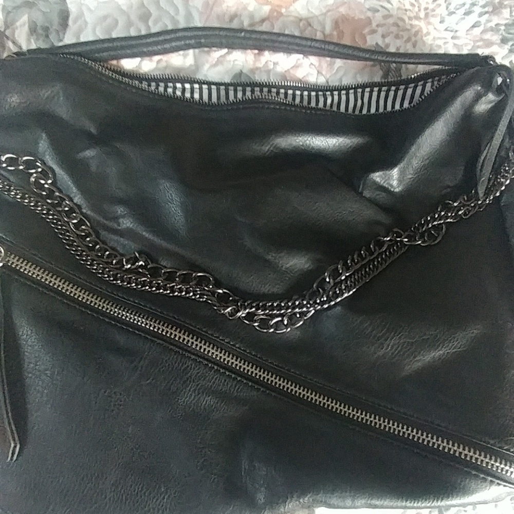 Black handbag